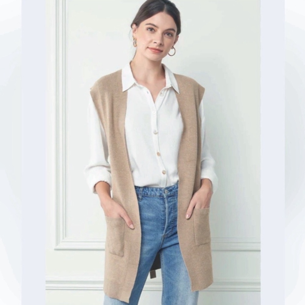 Symphony + Note Faux Leather Vest